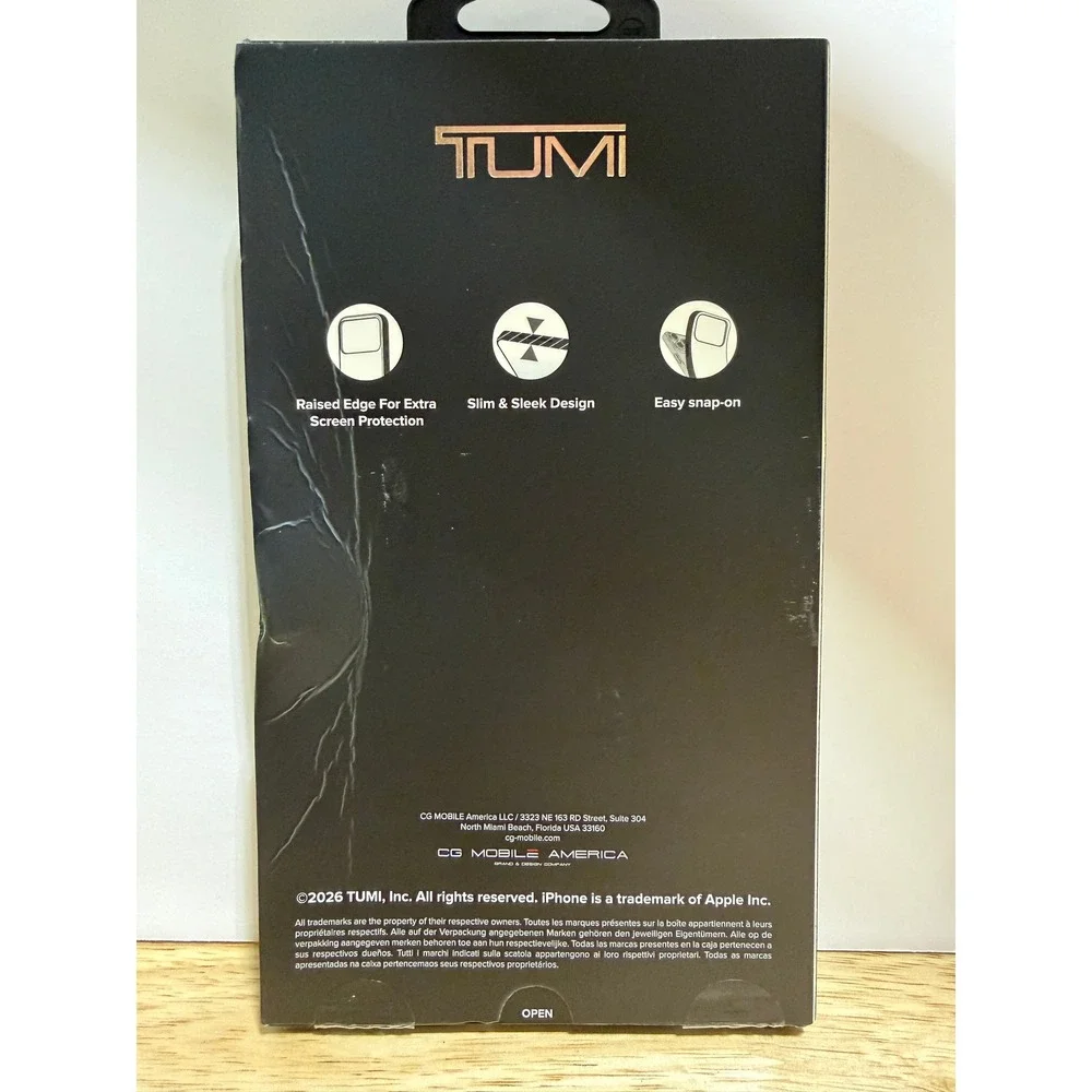 Tumi iPhone 17 Pro Max Case Orange MagSafe Compatible Slim Protective Cover NEW
